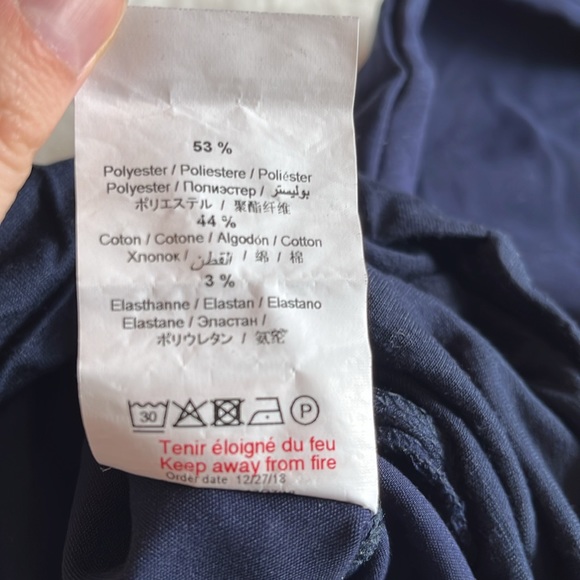 Envie de Fraise maternity pants navy sz 4 - Picture 6 of 6